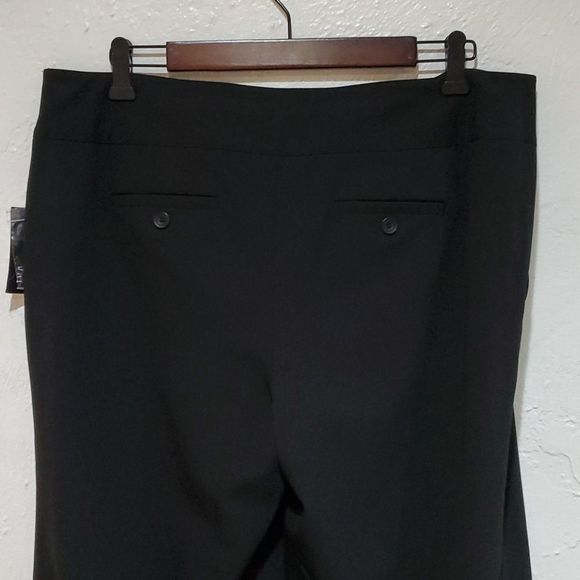 INC Black Straight Leg Pants Size 14 - Picture 3 of 10